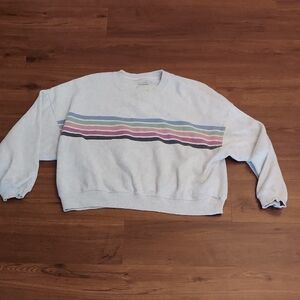 Oversized, Cropped American Eagle Sweatshirt
